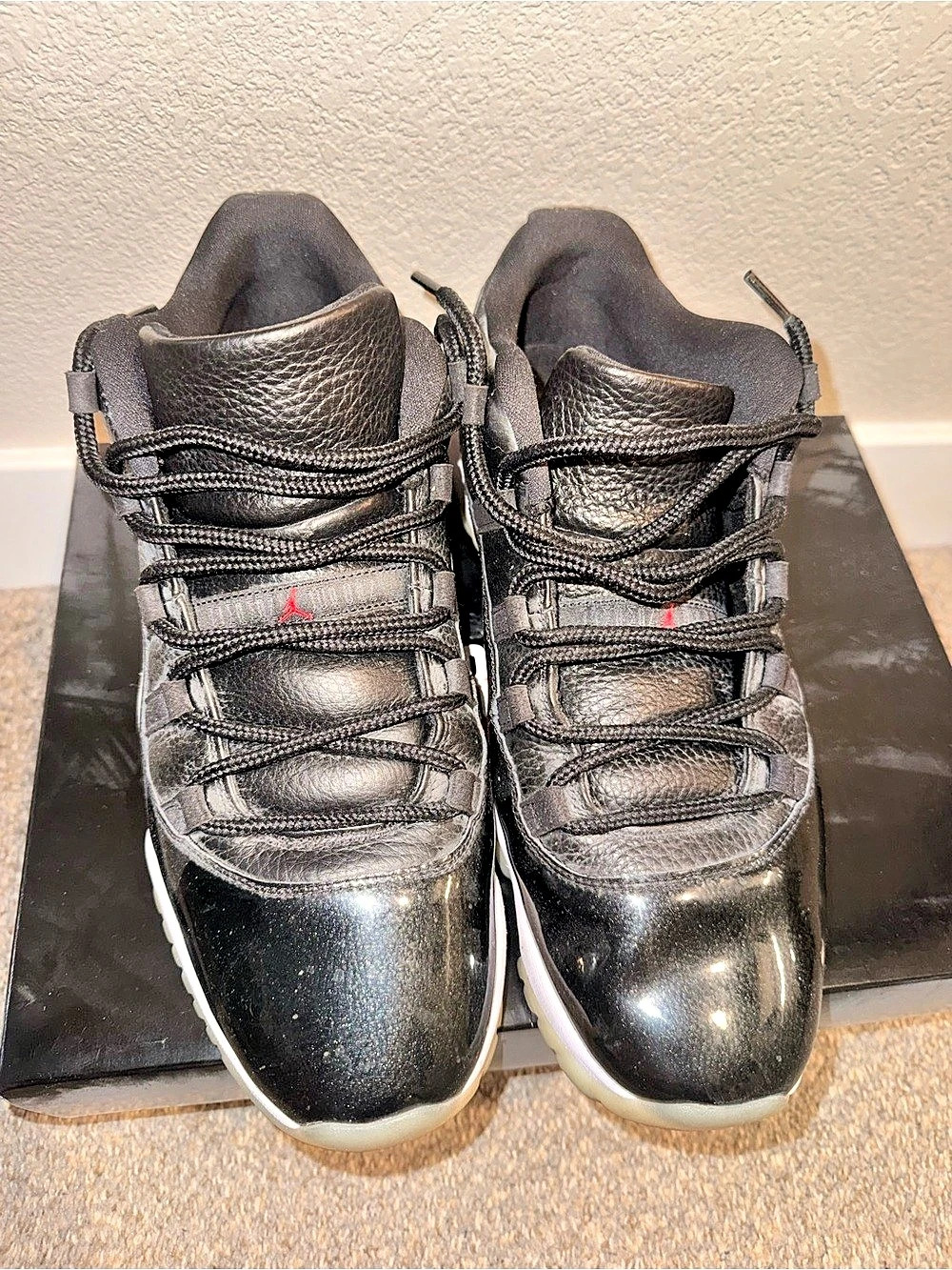 Jordan Air Jordan 11 Retro Low '72-10' Black & White US 14